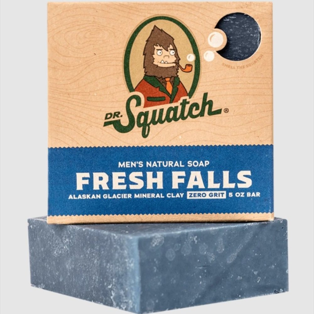 DR. SQUATCH Men's All Natural Bar Soap - Fresh Falls - 5oz